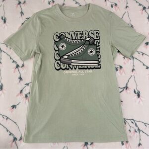 Converse Original All Star Girls Sneaker Graphic Tee